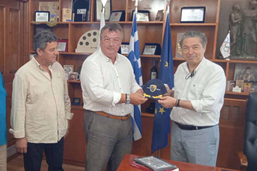 Επίσκεψη Τ.Σ. ΕΑΑΝ Ηλείας στον Δήμαρχο Ζακύνθου