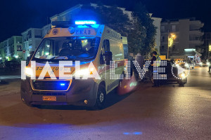 Πύργος: Ένας "ντελιβεράς" τραυματίας σε τροχαίο