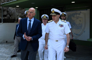 Άσκηση κατευθυνόμενων πυραύλων του Πολεμικού Ναυτικού - Παρών ο Ν. Δένδιας