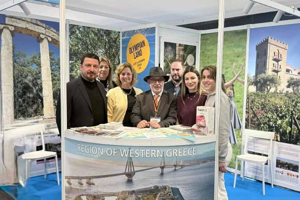 Ισχυρή διεθνής προβολή της Περιφέρειας Δυτικής Ελλάδας-Olympian Land σε κορυφαίες τουριστικές εκθέσεις