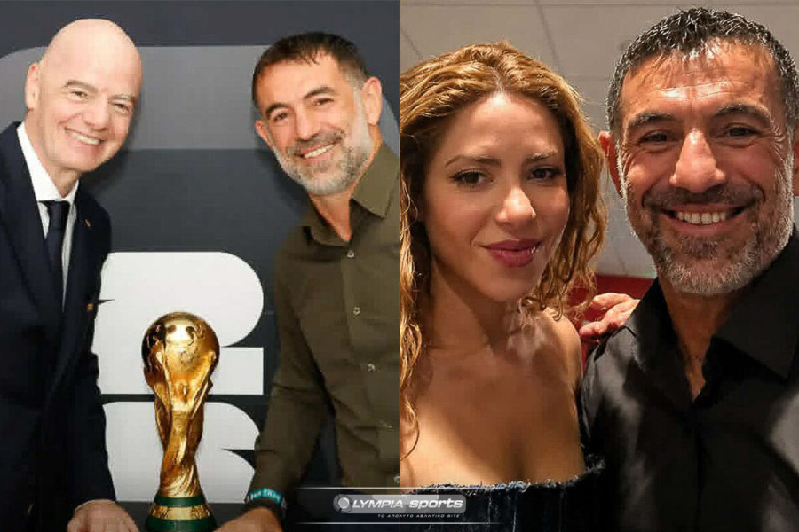 Παγκόσμιος "τυπάρας" ο Καραγκούνης στο Μουντιάλ με Σακίρα και Ινφαντίνο