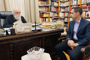 Γιαννόπουλος: Στον Μητροπολίτη Ηλείας για τις εργασίες σε προσκυνηματικούς χώρους