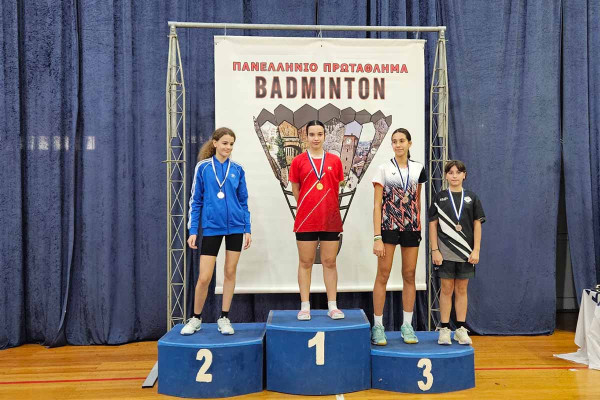 Μπάντμιντον: 6 μετάλλια ο Φιλαθλητικός στο Open της Λιβαδειάς