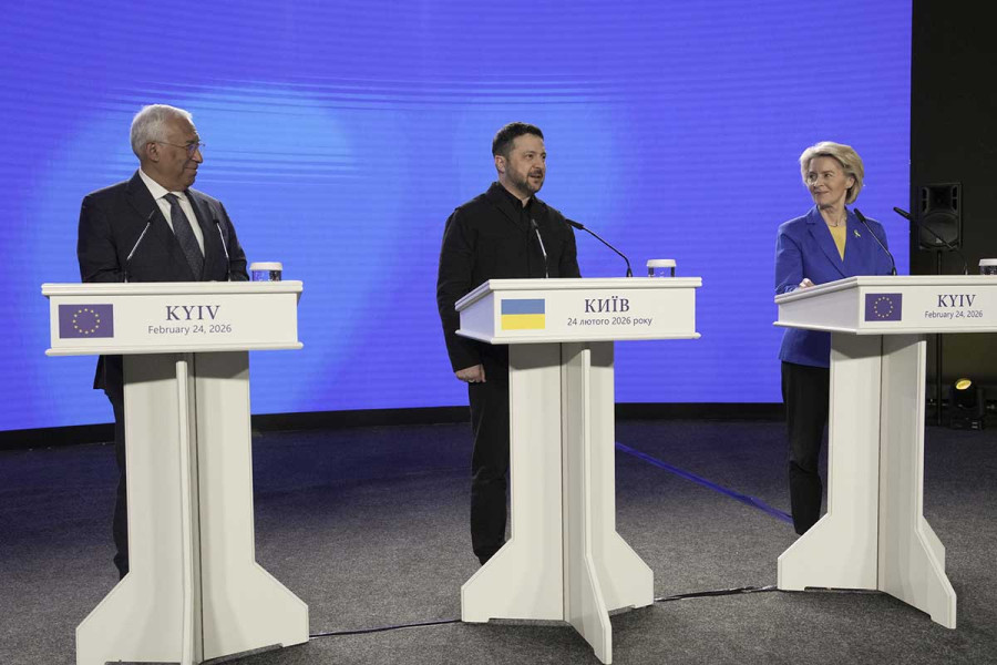 Κοινές δηλώσεις Κόστα, Φον ντερ Λάιεν και Ζελένσκι στο περιθώριο του Ευρωπαϊκού Συμβουλίου