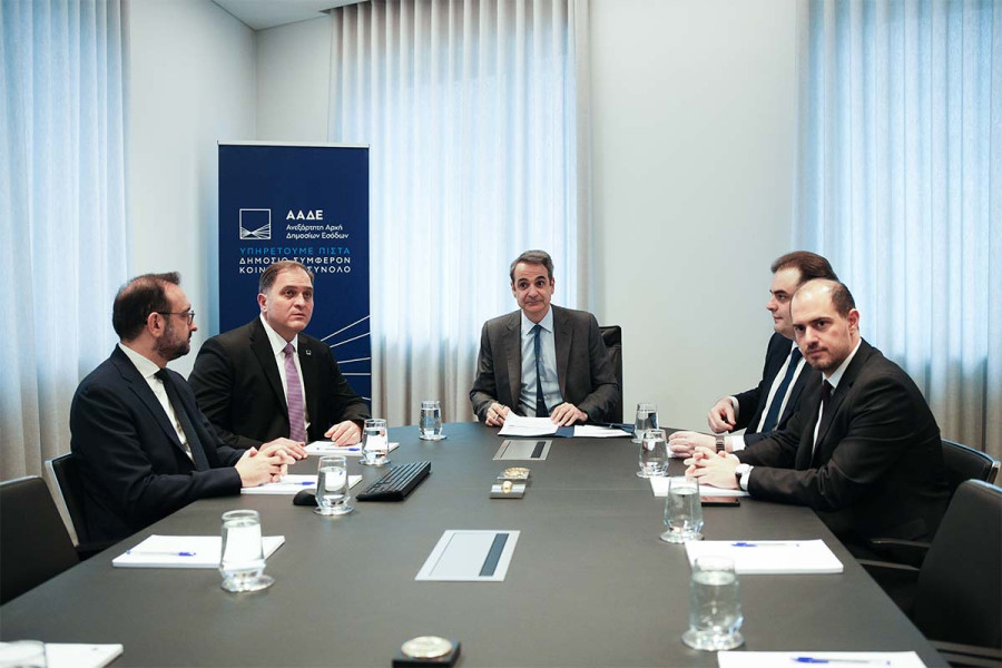 Μητσοτάκης από ΑΑΔΕ: Μπαίνει επιτέλους μια τάξη στη διαδικασία υποβολής των φορολογικών δηλώσεων