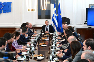 Μητσοτάκης: Αναγκαία η αξία της ισχύος μας σε ταραγμένους καιρούς - Τι είπε για μισθούς, επιστολική
