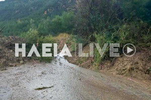 Κρέστενα: Κλειστός ο δρόμος από Πλατιάνα προς Τρυπητή