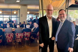 Πλήθος κόσμου στο κέντρο “Επαρχείον” στον Πύργο για τις ευχές στον Αντιπεριφερειάρχη Ηλείας Νίκο Κοροβέση