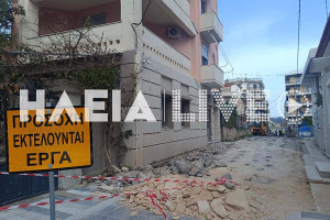 Πύργος: Κλειστή η Μπιζανίου μέχρι τον Μάιο