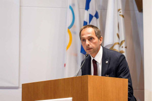 Στην έναρξη των εργασιών της 65ης Διεθνούς Συνόδου για τους Νέους Ολυμπιακούς Πρεσβευτές ο Δήμαρχος Αρχ. Ολυμπίας