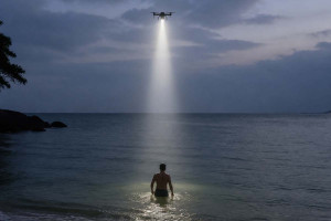 «Ο Μεγάλος Αδελφός» στην παραλία: Drone στην Κίνα εμποδίζει λουόμενο να μπει στη θάλασσα – Βίντεο