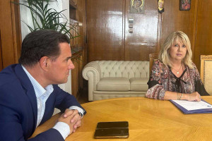 Συνάντηση της Αντιπεριφερειάρχη Δημόσιας Υγείας, Άννας Μαστοράκου με τον Υπουργό Υγείας, Άδωνι Γεωργιάδη