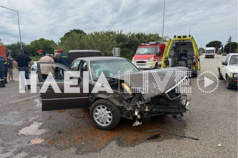 Πύργος: Σοβαρό τροχαίο στη διασταύρωση Λαμπετίου