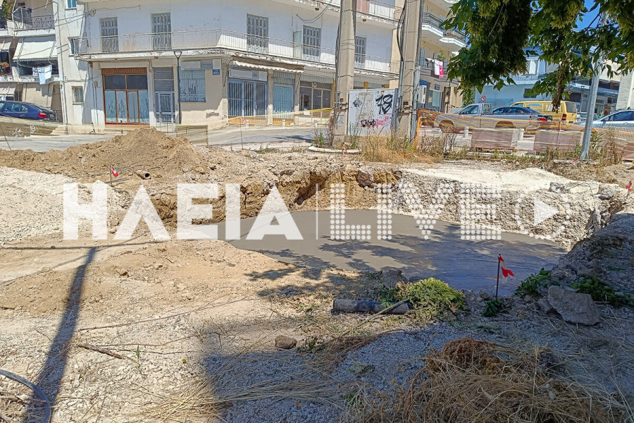 Πύργος: Μπαίνει σιντριβάνι στην πλ. Μίκη Θεοδωράκη