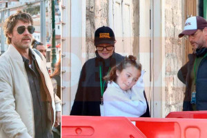 Μπραντ Πιτ: Σήμερα το γύρισμα της σκηνής με την τεχνητή βροχή στην Ύδρα - Η «κόρη» του και η αποθήκη που έγινε φαρμακείο του ’80