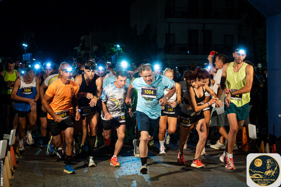Το 1ο Olympia Night Run - Run Under Zeus πέρασε στην ιστορία...