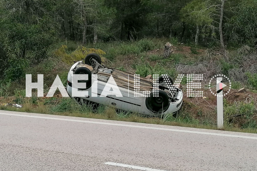Πύργου - Κυπαρισσίας: Πρωινή εκτροπή ΙΧ στον Καϊάφα