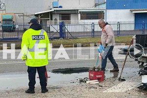 Ανδραβίδα: «Τρύπησε» η εθνική οδός Πατρών – Πύργου