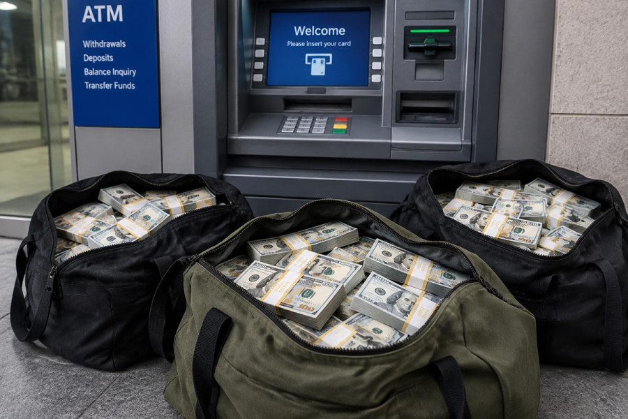 Τι πιο σύνηθες: Κουρέας πήγε σε ATM να σηκώσει λεφτά και βρήκε τσάντες με 128.500 δολάρια