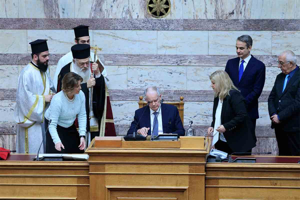 Ο Κωνσταντίνος Τασούλας ο ένατος Πρόεδρος της Δημοκρατίας - «Ώρα μεγάλης ευθύνης για εμένα»