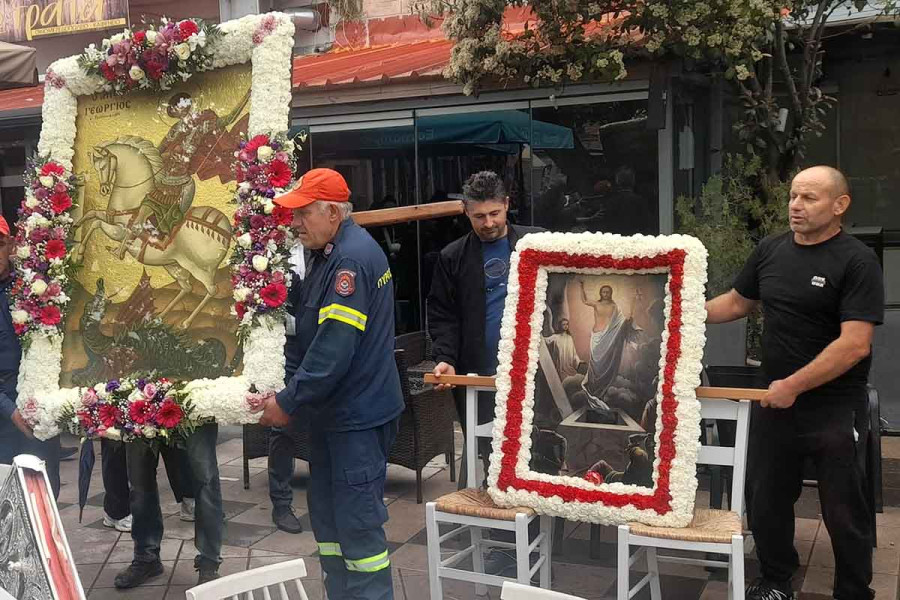 Με λαμπρότητα τελέστηκαν οι θρησκευτικές εκδηλώσεις την πόλη των Κρεστένων