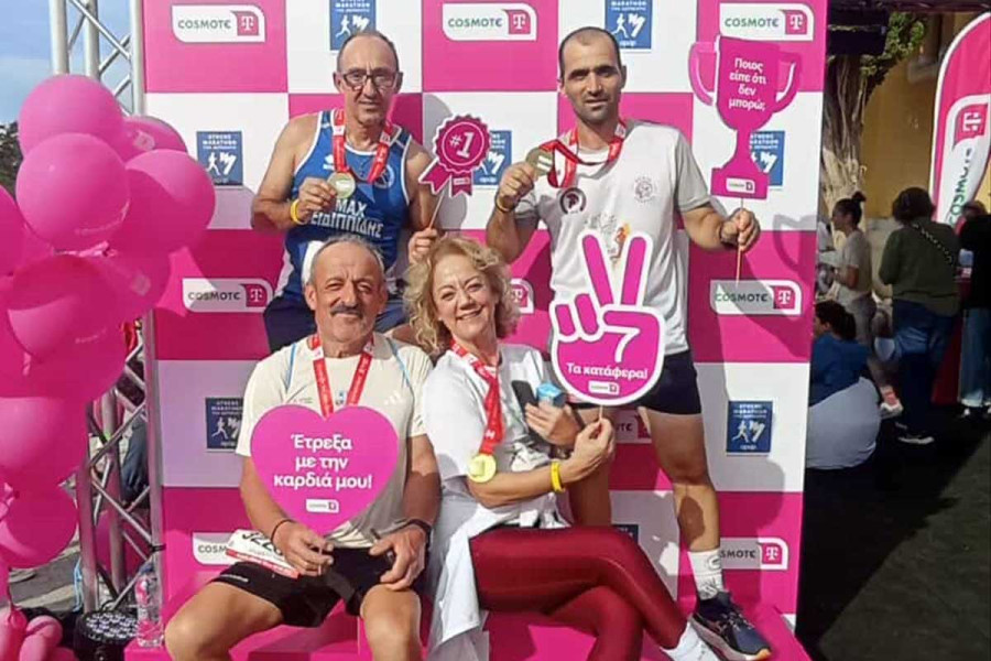Συμμετοχή μελών του Δρομικού «ΛΑΝΘΙ RUN» στον 42ο Αυθεντικό Μαραθώνιο Αθήνας
