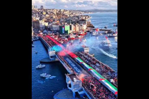 Κωνσταντινούπολη: «Δεν θα σιωπήσουμε, δεν θα ξεχάσουμε» – Μαζική διαδήλωση για τη Γάζα