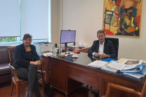 Συνάντηση του Αντιπρύτανη του Πανεπιστημίου Πατρών με τη Διοικήτρια του Νοσοκομείου Αμαλιάδας