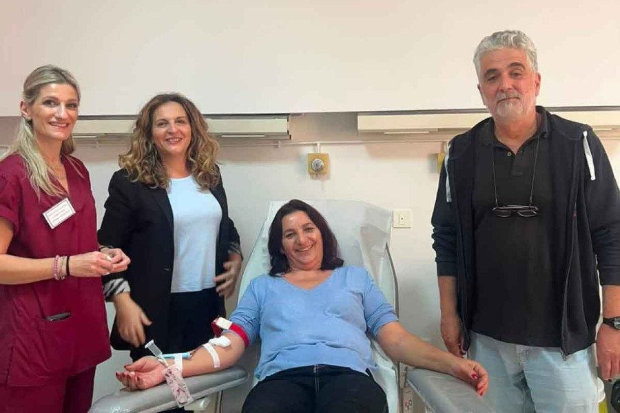 Εθελοντική αιμοδοσία Για το Εσπερινό Γυμνάσιο-Λύκειο Αμαλιάδας