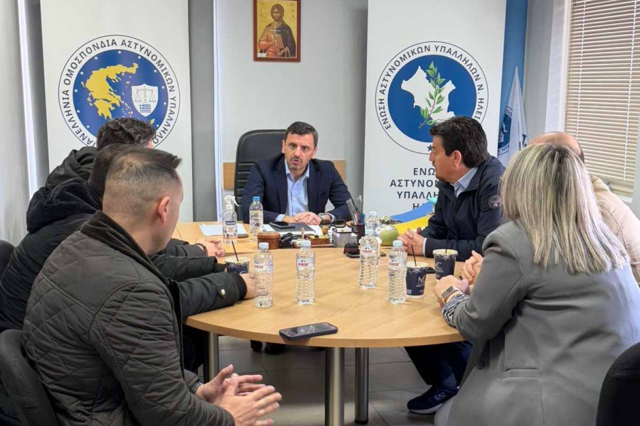Νέα συνάντηση Ανδρέα Νικολακόπουλου με ΔΣ της Ένωσης Αστυνομικών Υπαλλήλων Ηλείας