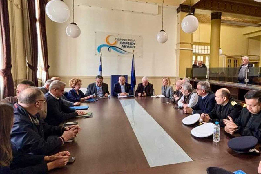 Στη Λέσβο ο Χρήστος Κέλλας – Σε πλήρη εφαρμογή το σχέδιο περιορισμού του αφθώδους πυρετού
