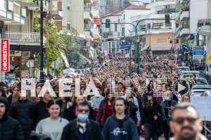 Πύργος: Άνευ προηγουμένου η συγκέντρωση για τα Τέμπη - Εκτιμήσεις για πάνω από 15.000 πολίτες (photos &amp; video)