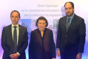 Στην παρουσίαση της Εθνικής Στρατηγικής για την Προστασία της Πολιτιστικής Κληρονομιάς από την Κλιματική Αλλαγή ο Δήμαρχος Αρχ. Ολυμπίας