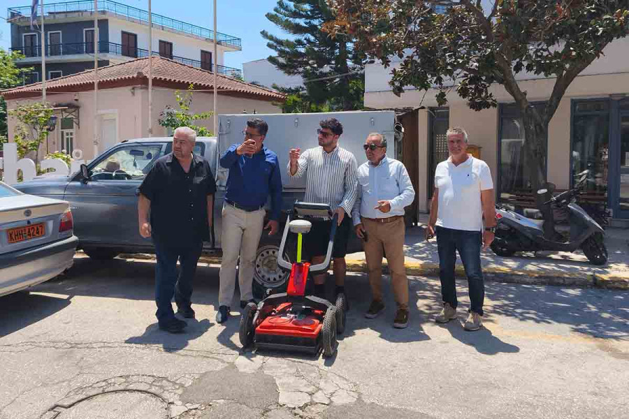 Δήμος Ανδραβίδας - Κυλλήνης: Χαρτογράφηση του δικτύου ύδρευσης