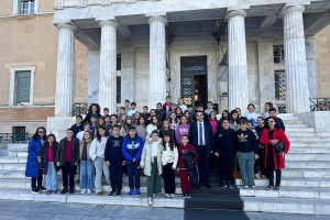 Επίσκεψη 6ου Δημοτικού Σχολείου Πύργου στη Βουλή