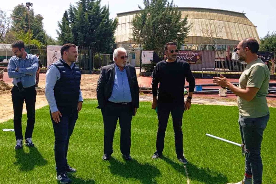 Αμαλιάδα: Έτοιμος προς παραλαβή ο νέος χλοοτάπητας στο γήπεδο