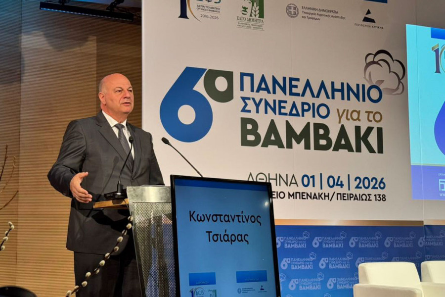 Τσιάρας: Το μέλλον του ελληνικού βάμβακος είναι ευοίωνο – Στρατηγική επιλογή η στήριξή του