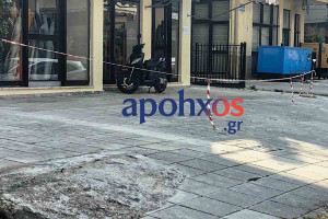 Νέο περιστατικό με πτώση σοβάδων στην Πάτρα (photos)