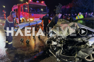 Πύργος: Σε κρίσιμη κατάσταση στο Πανεπιστημιακό Ιωαννίνων ο 56χρονος συνεπιβάτης