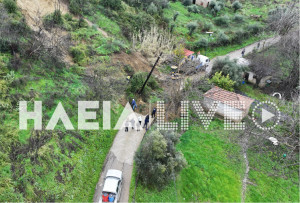 Αποκλεισμένο το Μαζαράκι Πηνείας – Αποκόπηκε και ο δεύτερος δρόμος του χωριού ενώ η κατολίσθηση κλιμακώνεται (photos &amp; video)