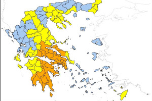 Πολύ υψηλός ο κίνδυνος πυρκαγιάς και την Τρίτη σε περιοχές της Περιφέρειας Δυτικής Ελλάδας