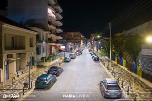 Πύργος: Άναψαν τα φώτα στην οδό 28ης Οκτωβρίου