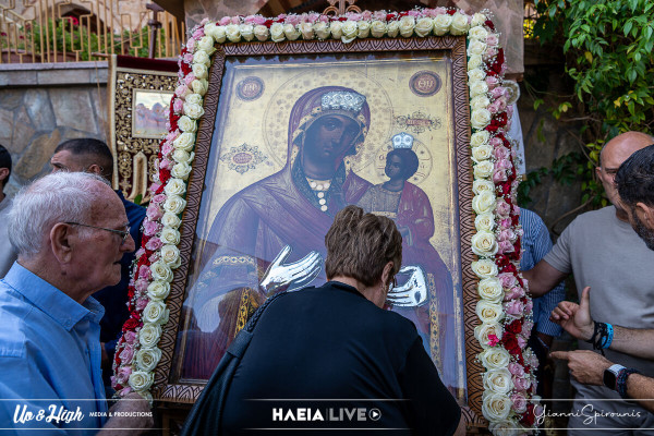 Σκαφιδιά: Τίμησαν τον εορτασμό της Κοιμήσεως της Θεοτόκου