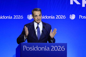 Μητσοτάκης στα «Ποσειδώνια 2026»: Να μην υπάρξουν διόδια στα Στενά του Ορμούζ