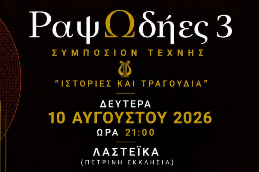 Πύργος: Οι «ΡαψΩδήες» επιστρέφουν για τρίτη χρονιά στα Λαστέικα