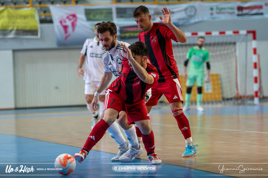 Futsal: Μεγάλη νίκη του Πύργου με 6-3 τον Παναθηναϊκό (photos)