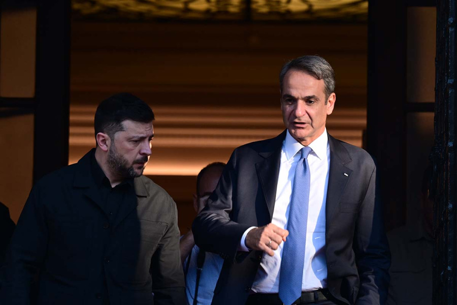 Τετ α τετ Μητσοτάκη - Ζελένσκι στις Βρυξέλλες: Η αναφορά που έγινε στο drone της Λευκάδας