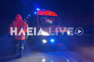 Παλαιοβαρβάσαινα: Τροχαίο λόγω κατολίσθησης - Καλά στην υγεία του ο οδηγός
