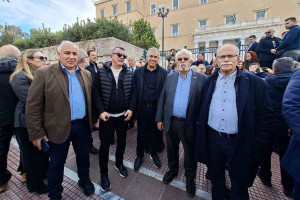 O Δήμαρχος Ήλιδας συμμετείχε ενεργά στη Συγκέντρωση Διαμαρτυρίας της ΚΕΔΕ έξω από τη Βουλή