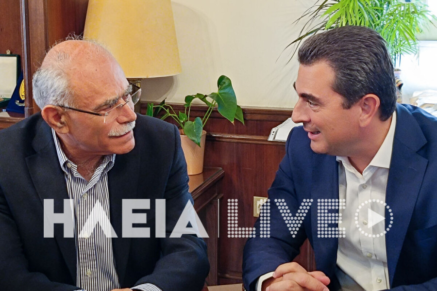 Πύργος: Στον Δήμαρχο Πύργου ο Γραμματέας της Π.Ε. της ΝΔ Κώστας Σκρέκας